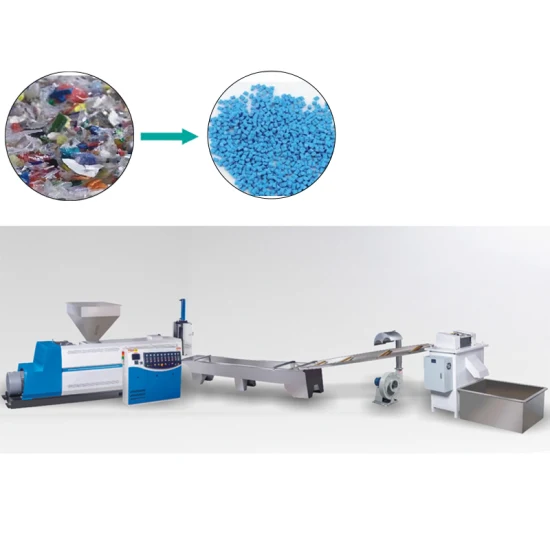 Costo de la máquina de reciclaje de plástico Reciclaje de gránulos de plástico que hace la máquina Granulador de plástico Precio Máquina para hacer pellets de plástico