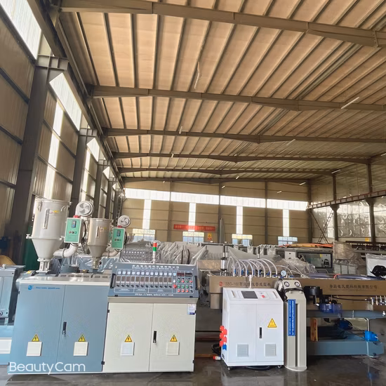 Máquina de tubos corrugados de plástico/Máquina de tubos de PVC para jardín/Máquina para fabricar tubos eléctricos de PVC/Equipo de tubos eléctricos/Línea de tubos de drenaje y alcantarillado